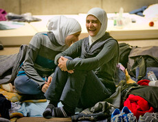 Die Caritas hilft Flüchtlingen am Salzburger Hauptbahnhof