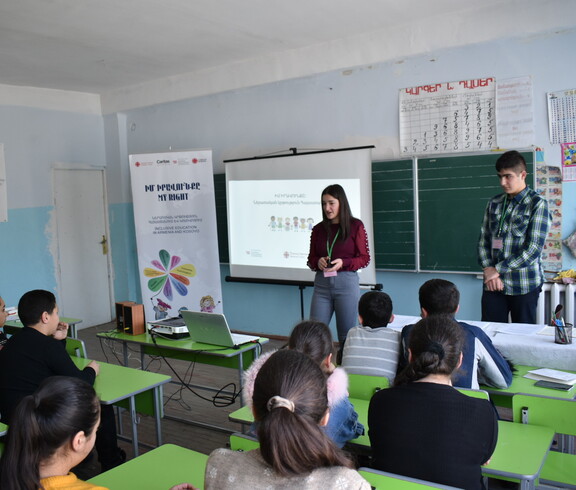 Präsentation vor der Klasse