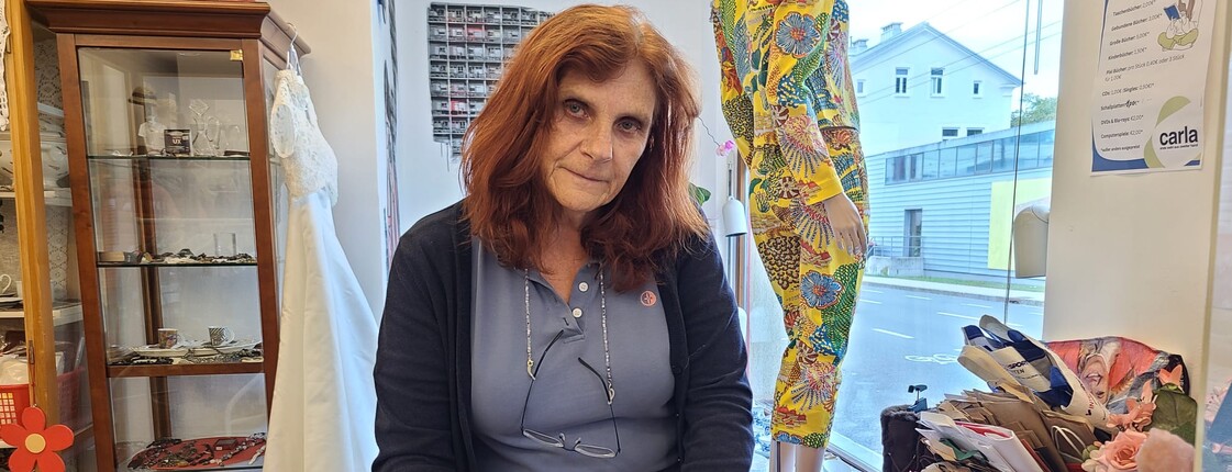 Michaela Rehrl bei der Arbeit im carla