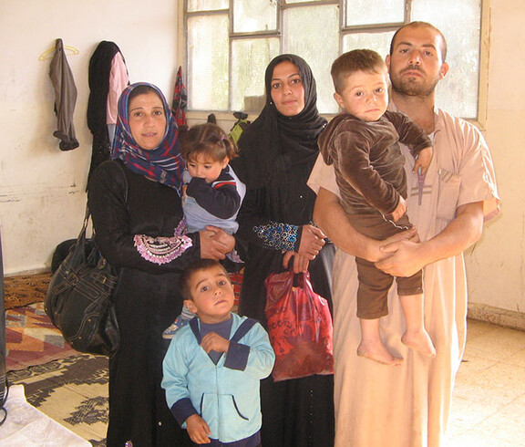 Eine große Familie in Syrien