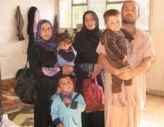 Eine große Familie in Syrien