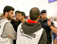 Die Caritas hilft Flüchtlingen am Salzburger Hauptbahnhof