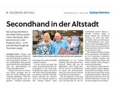 Ein Zeitungsartikel über carla Pop-up