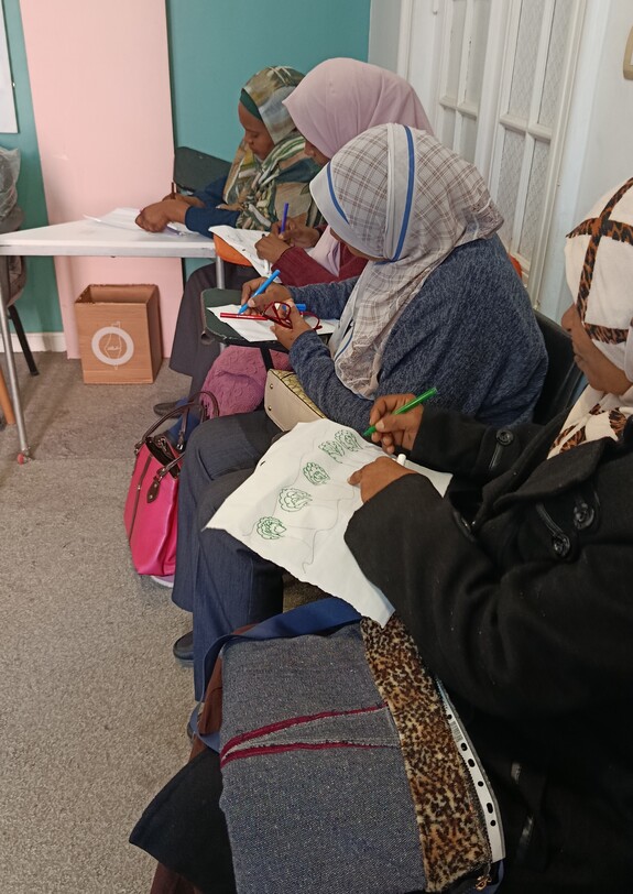 Frauen in Ägypten beim Unterricht