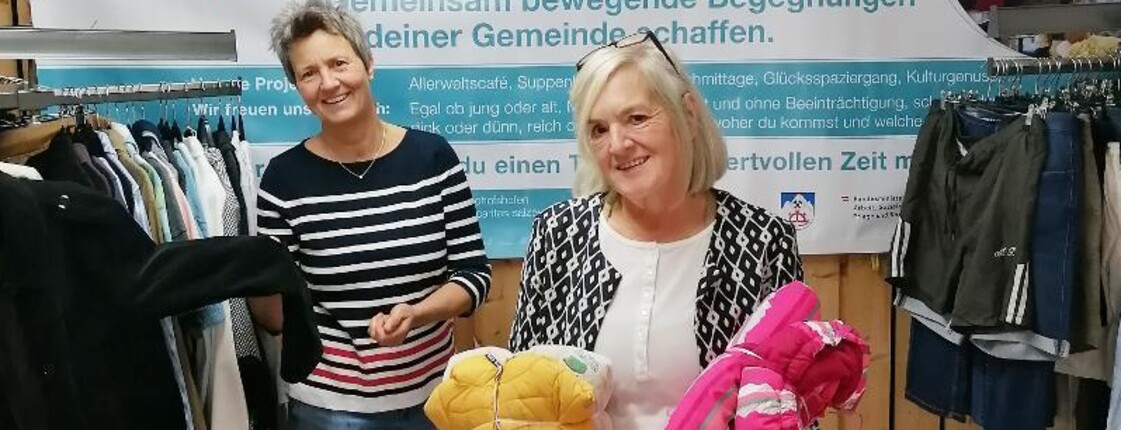 Renate Stromminger (li) mit Isabella Thaler