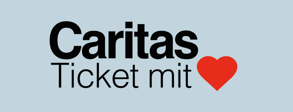 Caritas Ticket mit Herz