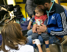 Die Caritas hilft Flüchtlingen am Salzburger Hauptbahnhof