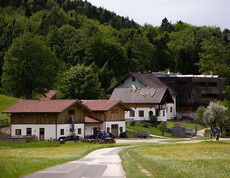 Panormaaufnahme vom Mathiashof