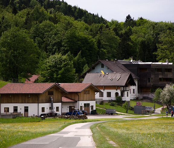 Panormaaufnahme vom Mathiashof