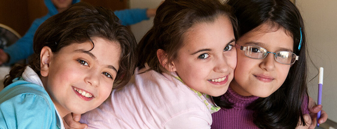 Kinder im Lerncafé der Caritas Salzburg
